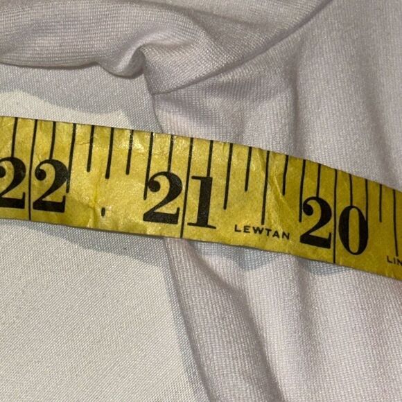 *New* 32 Degrees Cool White Scoop Neck Jersey Knit Short Sleeve Tee Ladies Large - Picture 7 of 8